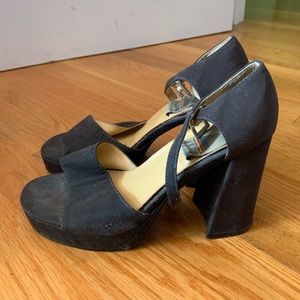 Vintage Aldo Black Block Heel